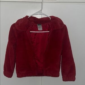 Cozy Red Kids Jacket